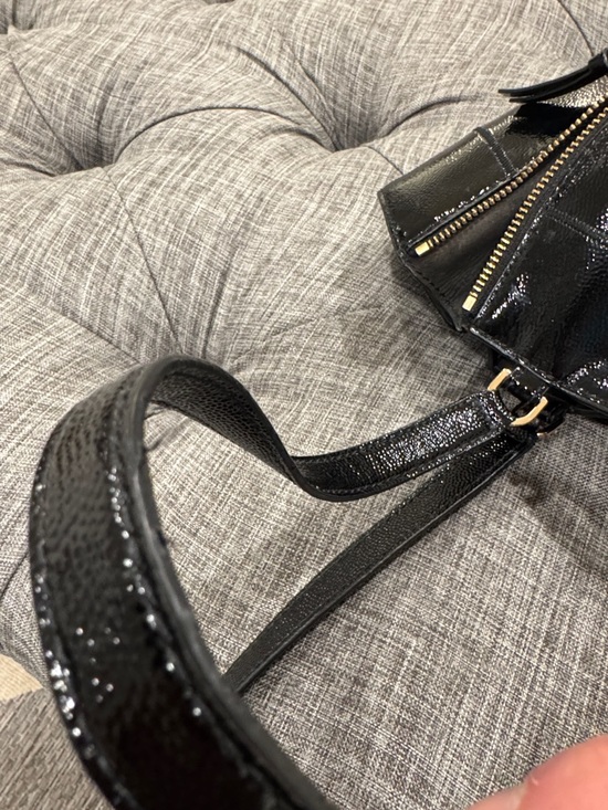 Tory Burch Ivy Side Zip Patent Leather Tote - Picture 15 of 17